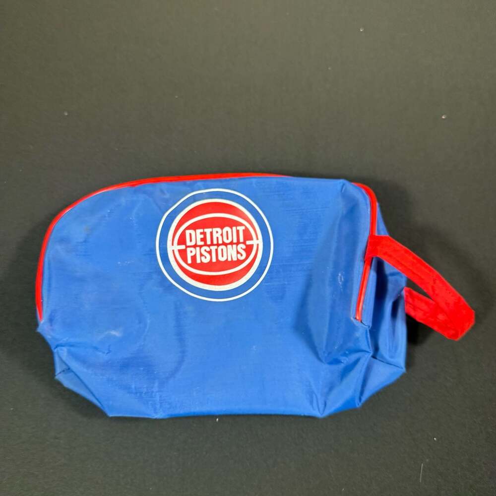 Vintage Detroit Pistons NBA Schick Razors and Blades Toiletry Bag